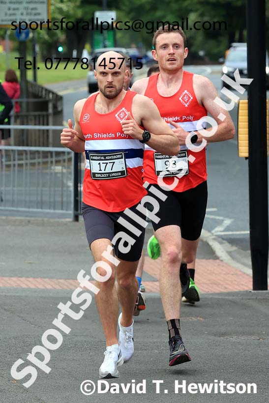 Clive Cookson 10k Road Race, 2024 Clive Cookson 10k Road Race, Whitley Bay.  Photo: David T. Hewitson/Sports for All Pics